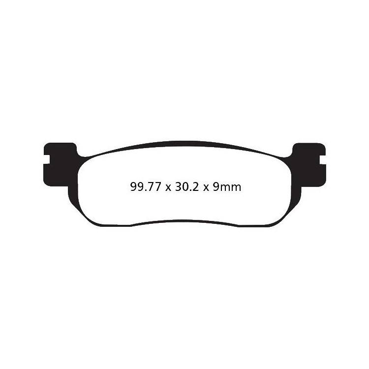 PASTIGLIE FRENO  MESCOLA CARBON SCOOTER CODICE R2327500 | EBC BRAKES | MPN: SFAC275
