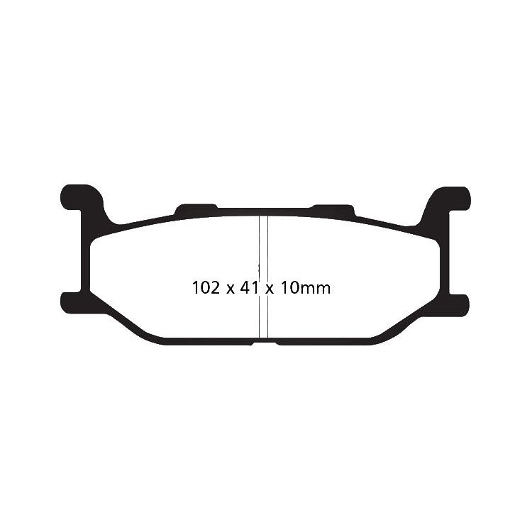 PASTIGLIE FRENO  MESCOLA CARBON SCOOTER CODICE R2317900 | EBC BRAKES | MPN: SFAC179