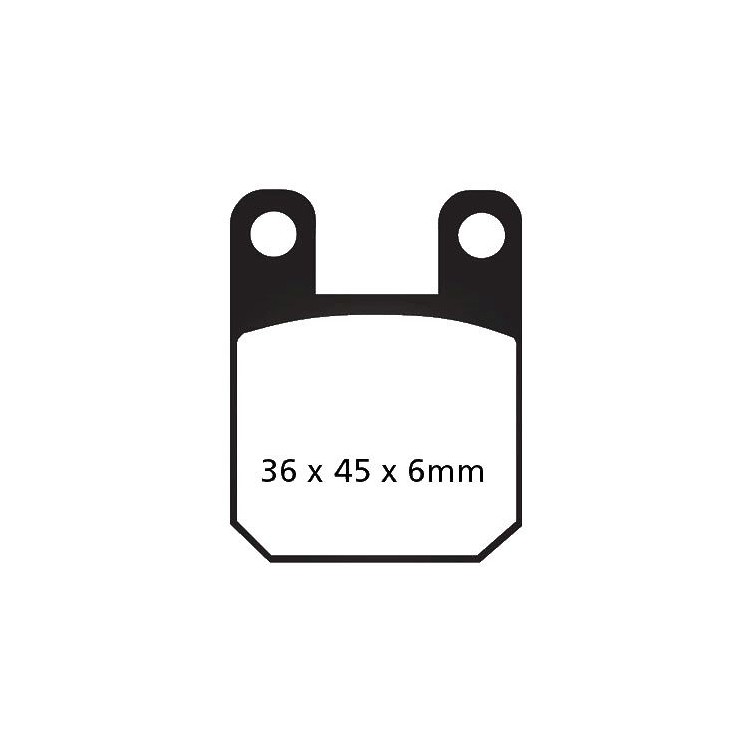 PASTIGLIE FRENO  MESCOLA CARBON SCOOTER CODICE R2311500 | EBC BRAKES | MPN: SFAC115