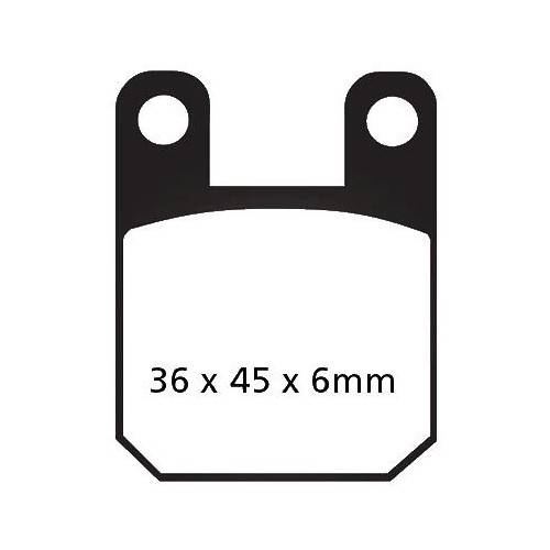 PASTIGLIE FRENO  MESCOLA CARBON SCOOTER CODICE R2311500 | EBC BRAKES | MPN: SFAC115