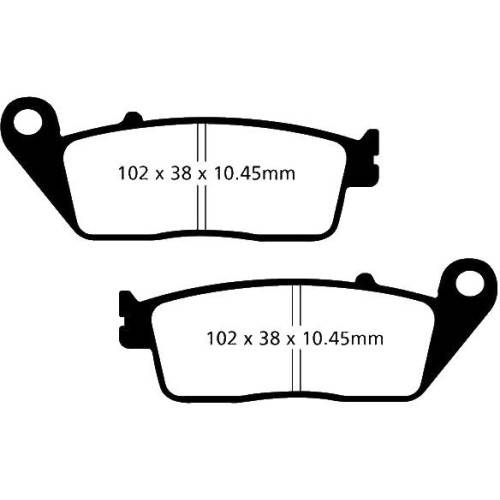 PASTIGLIE FRENO  MESCOLA SINTERIZZATA SCOOTER CODICE R1760800 | EBC BRAKES | MPN: SFA608HH