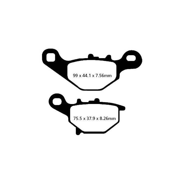 PASTIGLIE FRENO  MESCOLA ORGANICA SCOOTER CODICE R1639600 | EBC BRAKES | MPN: SFA396