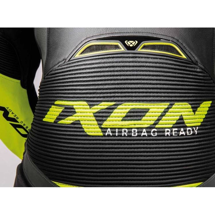 VENDETTA EVO NERO BIANCO TUTA PELLE UOMO | IXON
