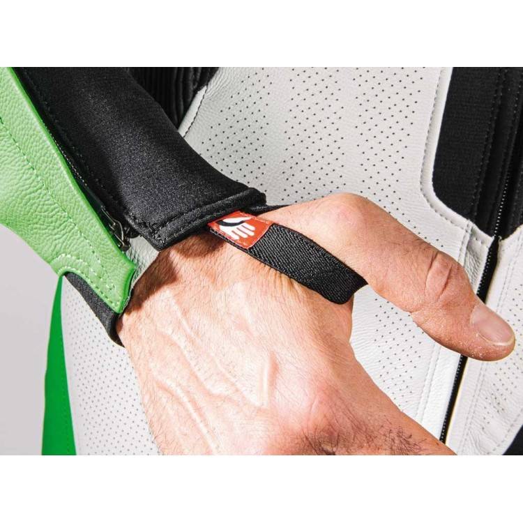 VENDETTA EVO NERO BIANCO TUTA PELLE UOMO | IXON