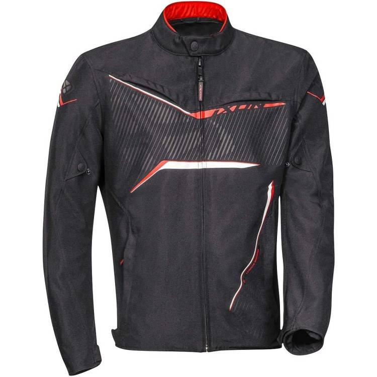 SLASH LIGHT NERO BIANCO ROSSO GIUBBOTTO TESSUTO UOMO | IXON