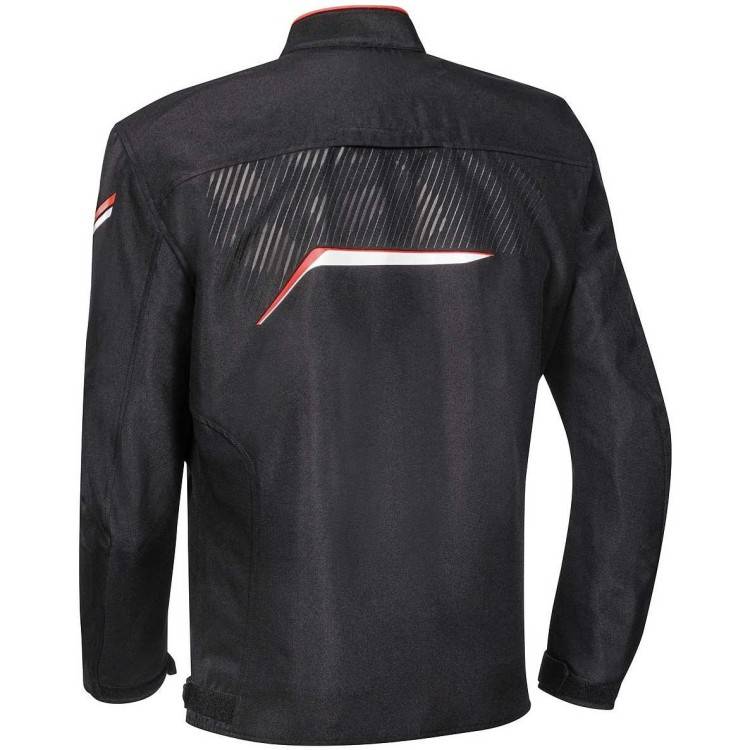 SLASH LIGHT NERO BIANCO ROSSO GIUBBOTTO TESSUTO UOMO | IXON