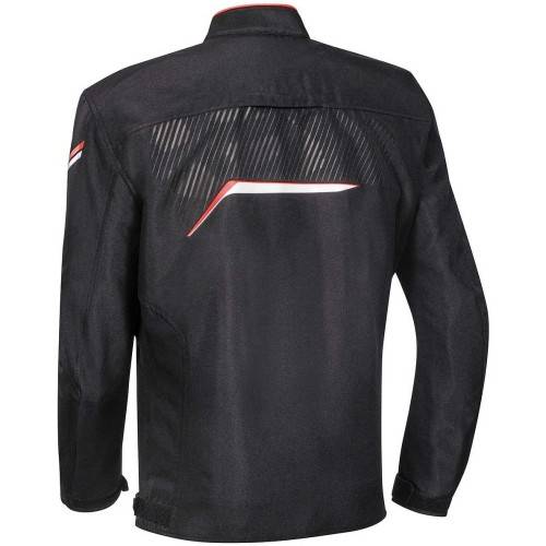 SLASH LIGHT NERO BIANCO ROSSO GIUBBOTTO TESSUTO UOMO | IXON