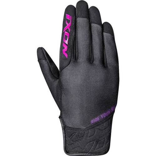 RS SLICKER LADY NERO FUCSIA GUANTO ESTIVO TESSUTO DONNA | IXON