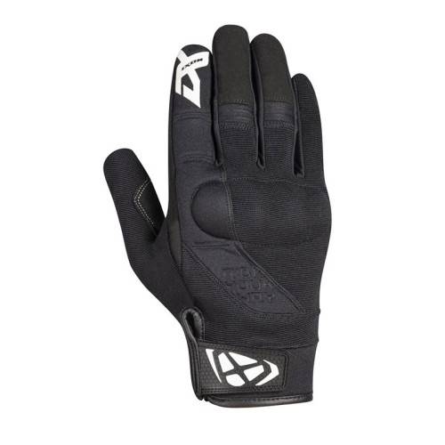 RS DELTA NERO BIANCO GUANTO ESTIVO TESSUTO UOMO | IXON