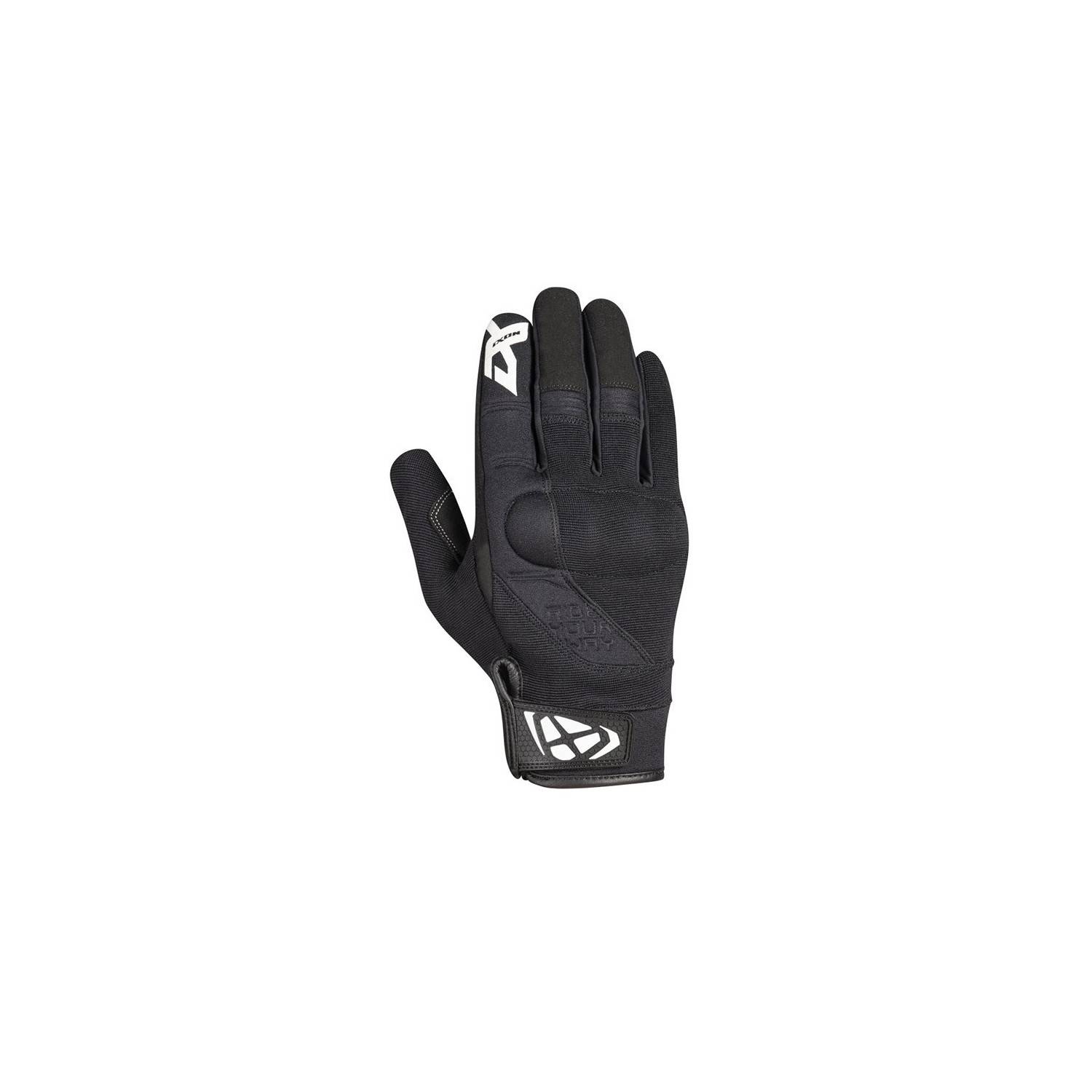 Guanti Moto Tessuto Estivo Ixon RS LIFT 2.0 Nero Bianco Rosso Vendita