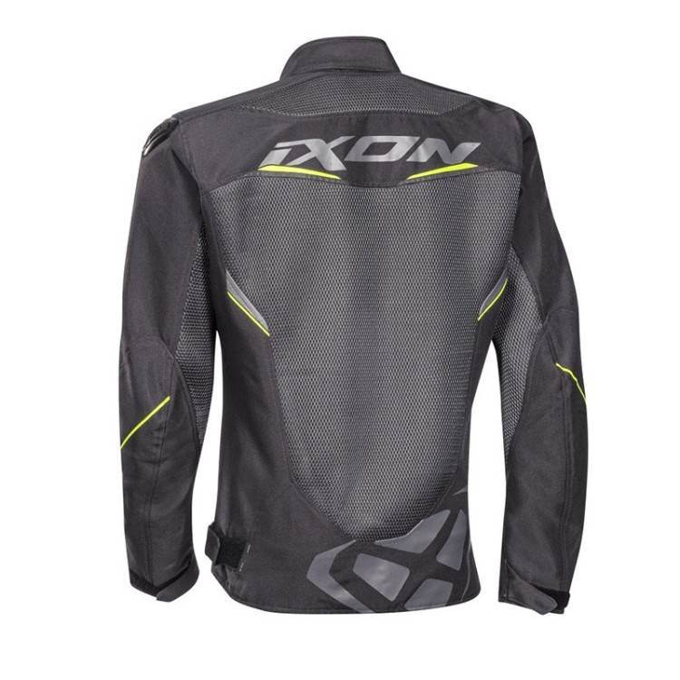 DRACO ANTRACITE GRIGIO GIALLO V GIUBBOTTO TESSUTO UOMO | IXON