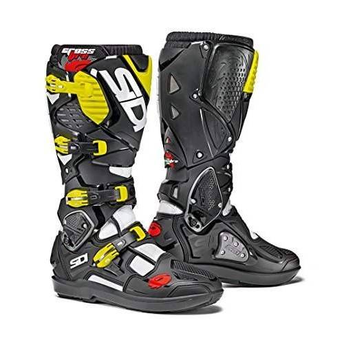 SIDI Crossfire 3 SRS bianco/nero/giallo fluo