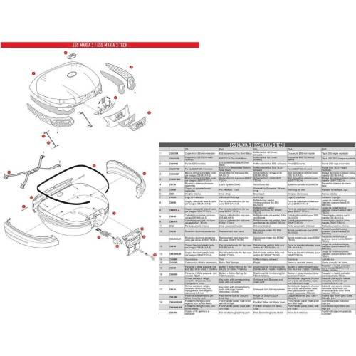 GIVI FASCIONE POSTERIORE E55NT | Z692N902R