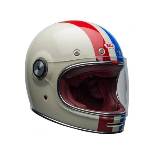 Casco Bullitt DLX Command Vintage White/Red/Blue | BELL