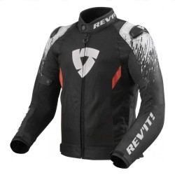 GIACCA QUANTUM 2 AIR NERO-BIANCO REGULAR | REV'IT