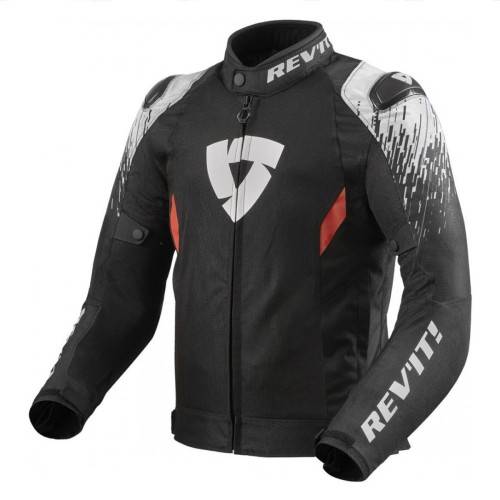 GIACCA QUANTUM 2 AIR NERO-BIANCO REGULAR | REV'IT