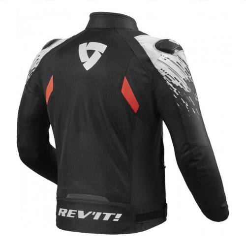 GIACCA QUANTUM 2 AIR NERO-BIANCO REGULAR | REV'IT