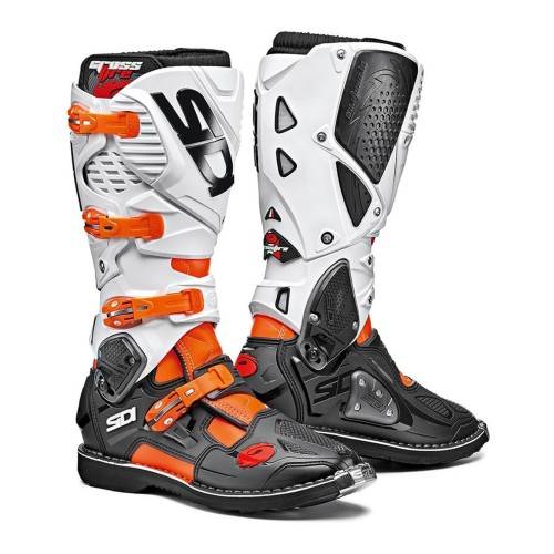 STIVALI CROSSFIRE 3 ARANCIO FLUO NERO BIANCO | SIDI