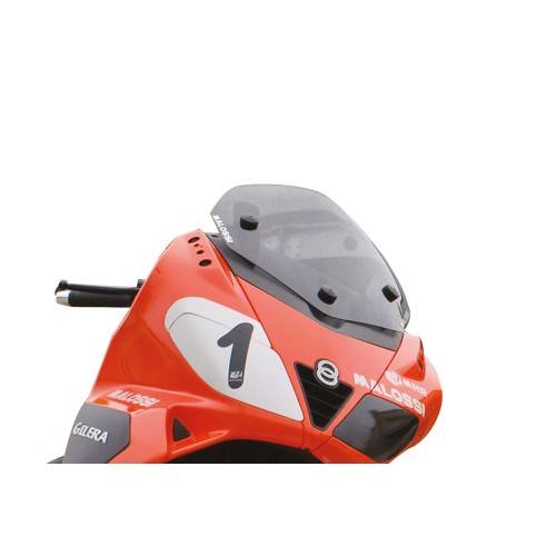 4513099 CUPOLINO SPORT SCREEN DI COLORE FUMÉ SCURO - LUNGHEZZA 42.5 X ALTEZZA 45 X SPESSORE 0.3 CM | MALOSSI