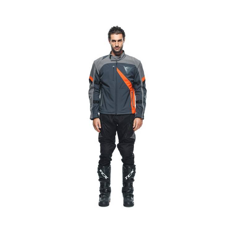 GIACCA RANCH TESSUTO EBONY CHARCOAL GRAY FLAME ORA | DAINESE