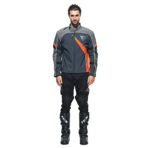 GIACCA RANCH TESSUTO EBONY CHARCOAL GRAY FLAME ORA | DAINESE