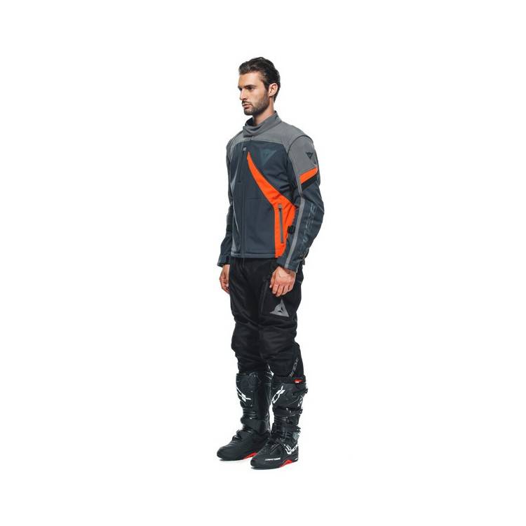 GIACCA RANCH TESSUTO EBONY CHARCOAL GRAY FLAME ORA | DAINESE