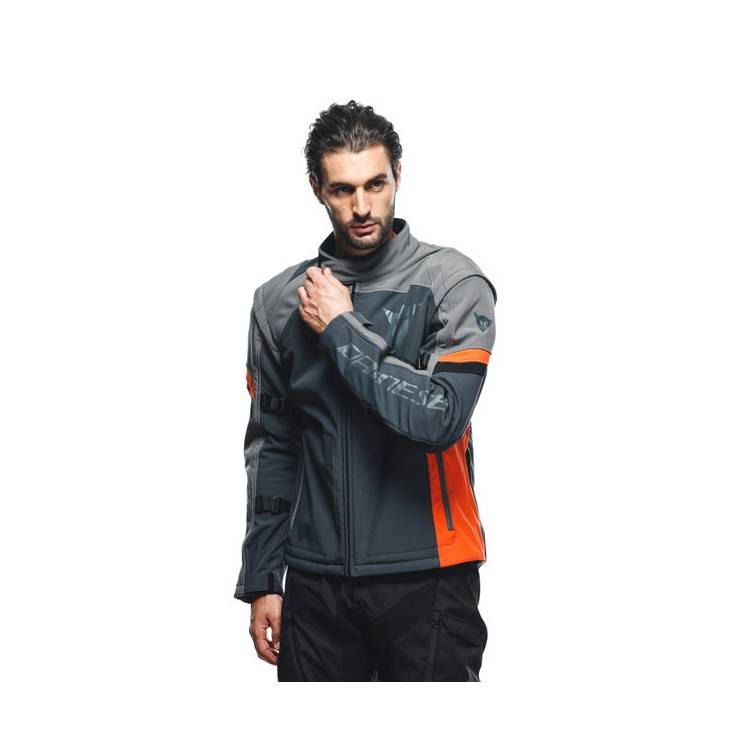 GIACCA RANCH TESSUTO EBONY CHARCOAL GRAY FLAME ORA | DAINESE