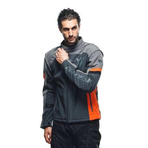GIACCA RANCH TESSUTO EBONY CHARCOAL GRAY FLAME ORA | DAINESE