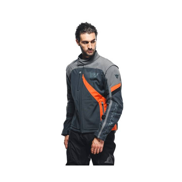 GIACCA RANCH TESSUTO EBONY CHARCOAL GRAY FLAME ORA | DAINESE