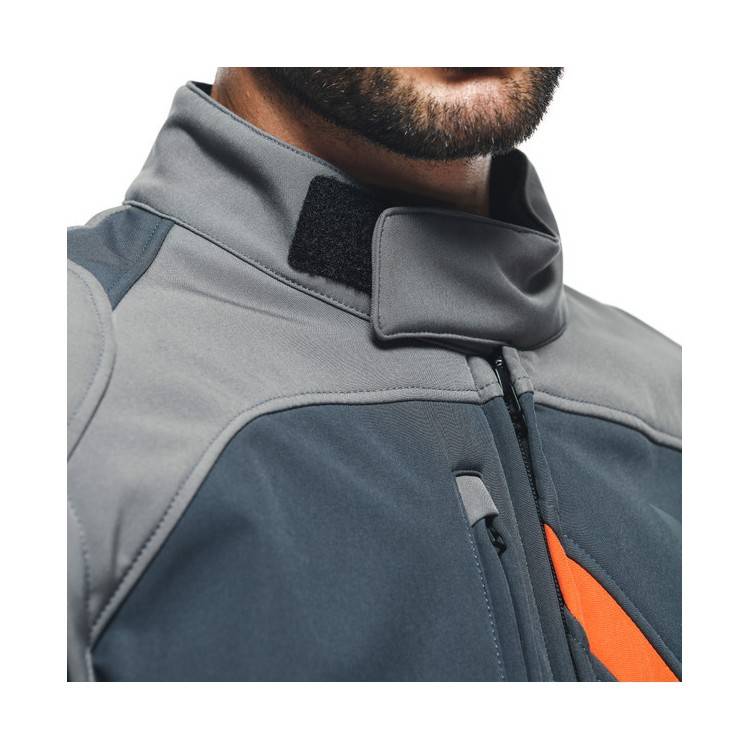 GIACCA RANCH TESSUTO EBONY CHARCOAL GRAY FLAME ORA | DAINESE