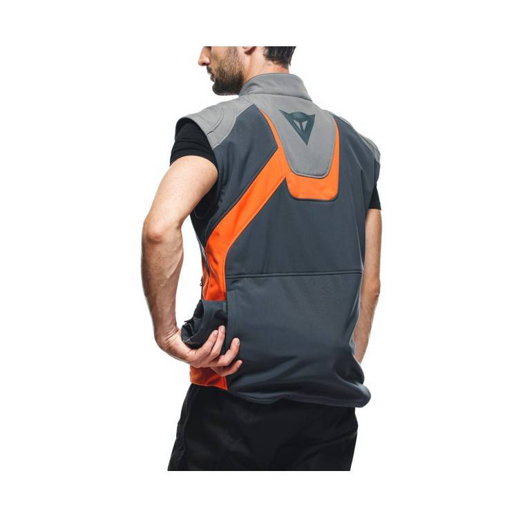 GIACCA RANCH TESSUTO EBONY CHARCOAL GRAY FLAME ORA | DAINESE