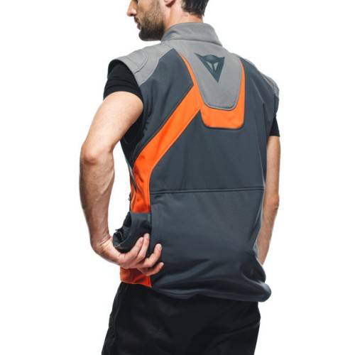 GIACCA RANCH TESSUTO EBONY CHARCOAL GRAY FLAME ORA | DAINESE