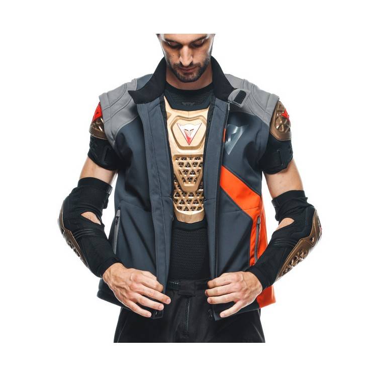 GIACCA RANCH TESSUTO EBONY CHARCOAL GRAY FLAME ORA | DAINESE
