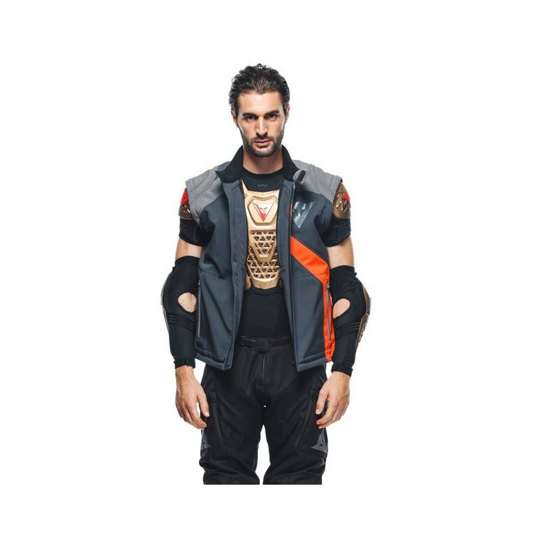 GIACCA RANCH TESSUTO EBONY CHARCOAL GRAY FLAME ORA | DAINESE