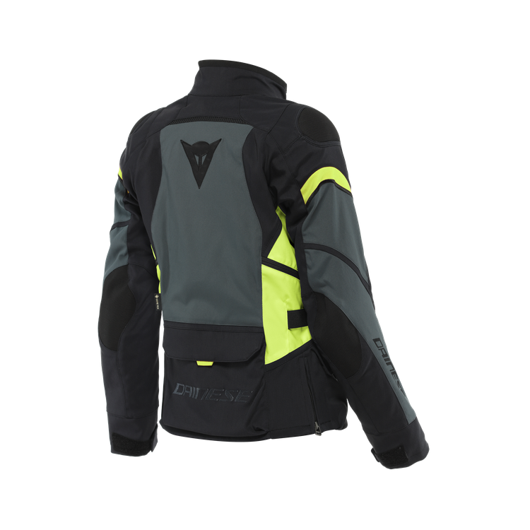GIACCA CARVE MASTER 3 LADY GORE-TEX BLACK EBONY FLUO YELLOW | DAINESE