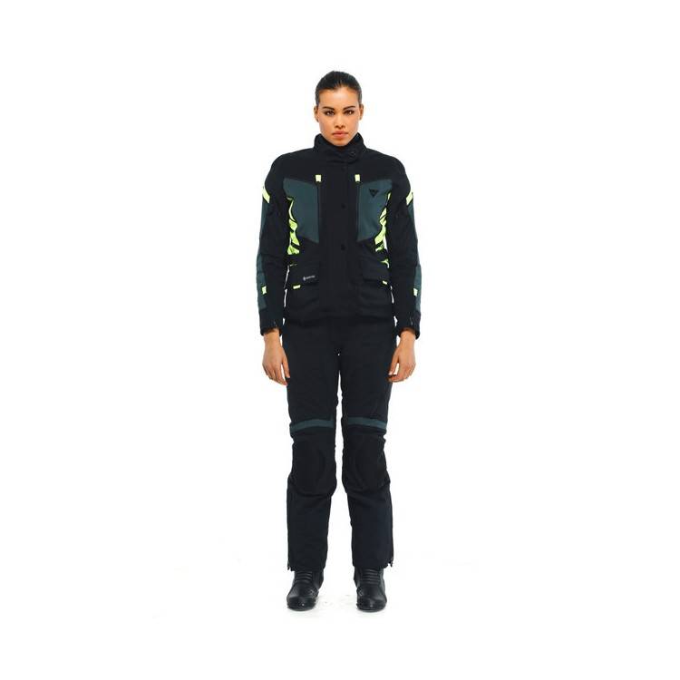 GIACCA CARVE MASTER 3 LADY GORE-TEX BLACK EBONY FLUO YELLOW | DAINESE