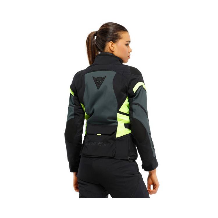 GIACCA CARVE MASTER 3 LADY GORE-TEX BLACK EBONY FLUO YELLOW | DAINESE