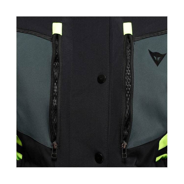 GIACCA CARVE MASTER 3 LADY GORE-TEX BLACK EBONY FLUO YELLOW | DAINESE