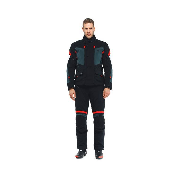 GIACCA CARVE MASTER 3 GORE-TEX BLACK EBONY LAVA RED | DAINESE