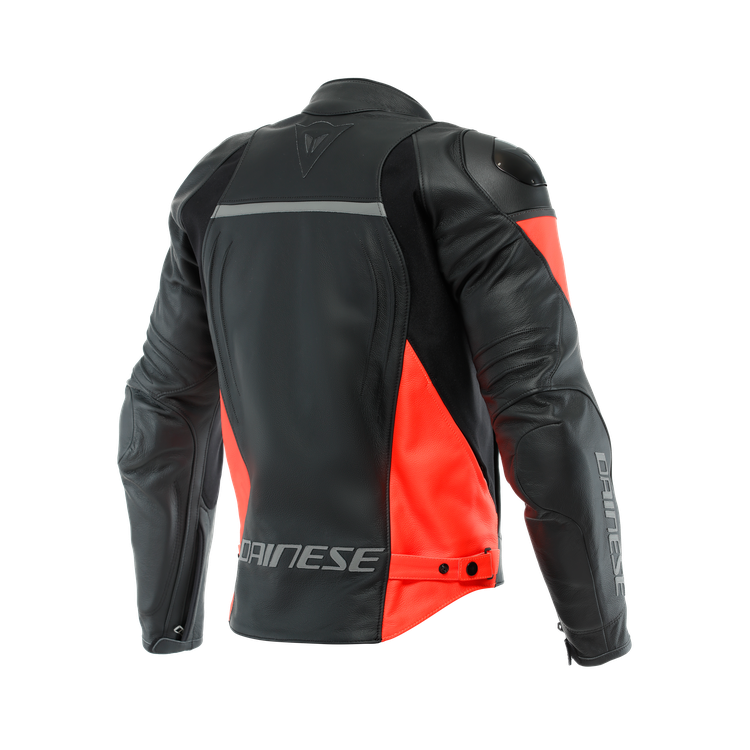 GIACCA RACING 4 PELLE LAVA RED BLACK | DAINESE