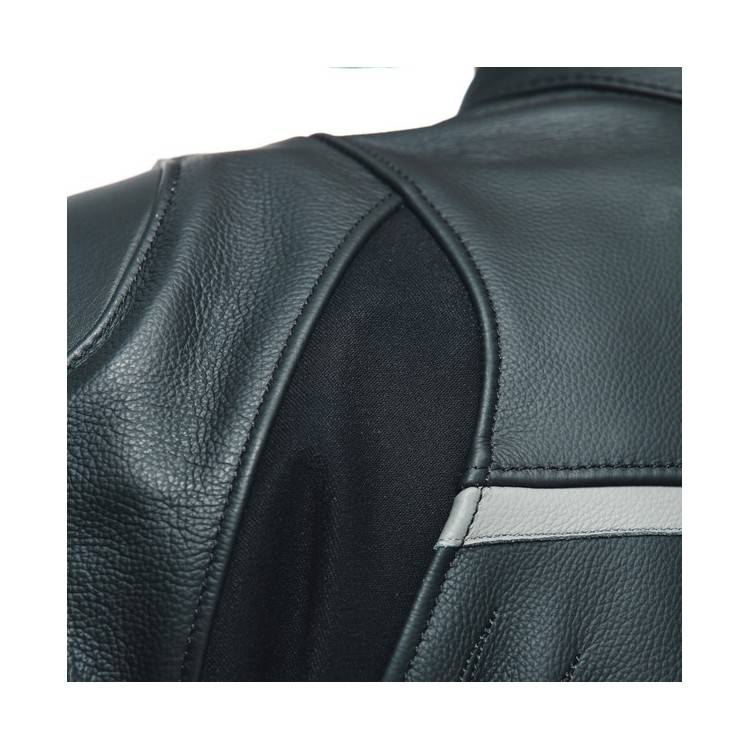 GIACCA RACING 4 PELLE LAVA RED BLACK | DAINESE