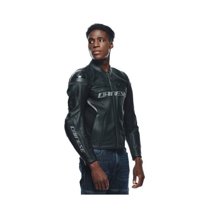 GIACCA RACING 4 PELLE BLACK BLACK | DAINESE