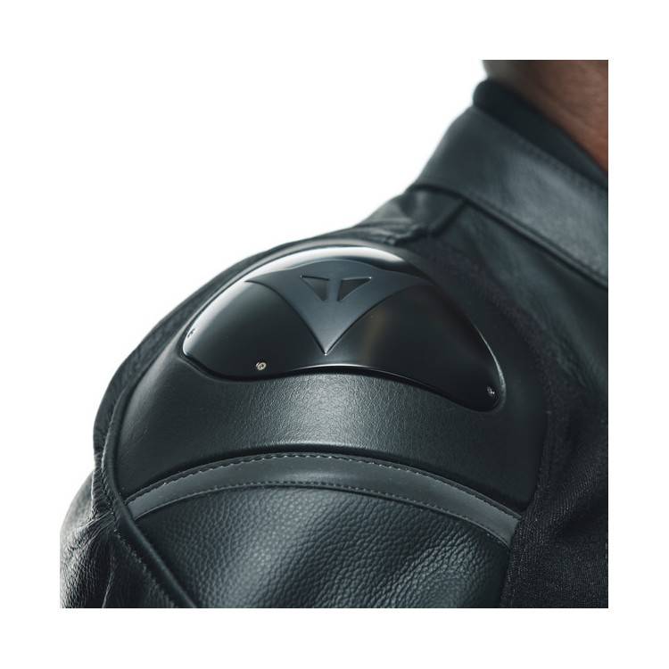 GIACCA RACING 4 PELLE BLACK BLACK | DAINESE