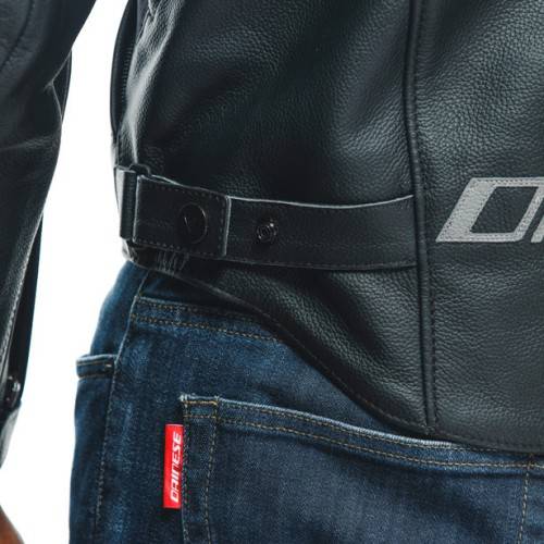 GIACCA RACING 4 PELLE BLACK BLACK | DAINESE