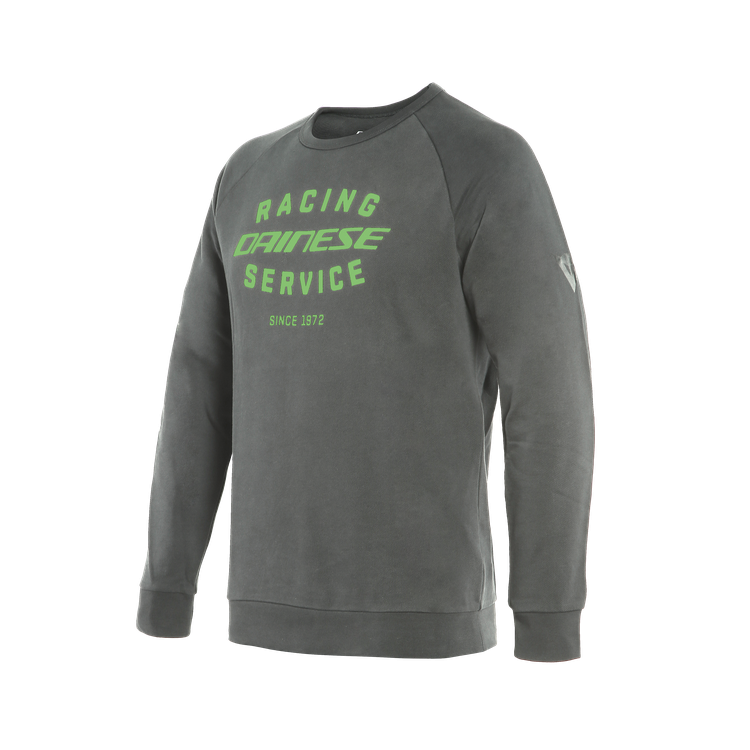PADDOCK SWEATSHIRT CHARCOAL GRAY GREEN | DAINESE