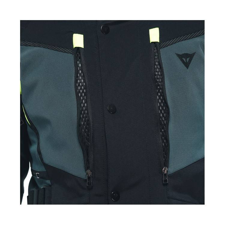 GIACCA CARVE MASTER 3 LADY GORE-TEX BLACK EBONY FLUO YELLOW | DAINESE
