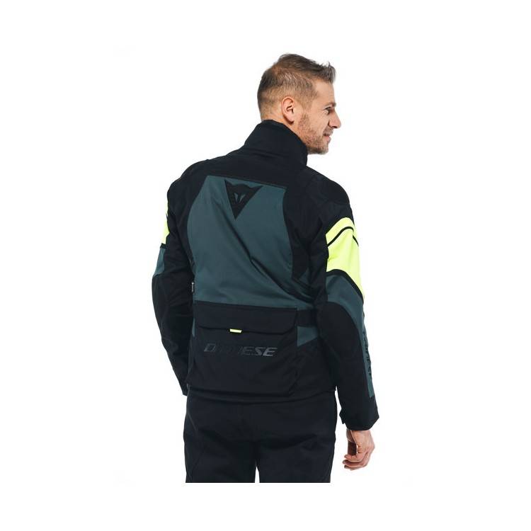 GIACCA CARVE MASTER 3 GORE-TEX BLACK EBONY FLUO YELLOW | DAINESE