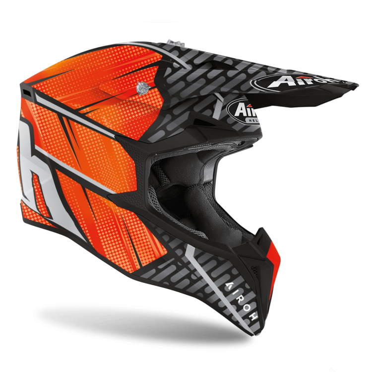 CASCO OFFROAD WRAAP IDOL ORANGE MATT | AIROH