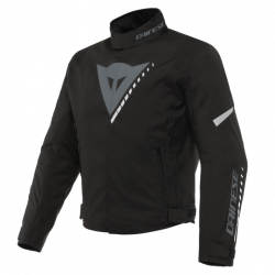 VELOCE D-DRY JACKET BLACK/CHARCOAL-GRAY/WHITE | DAINESE