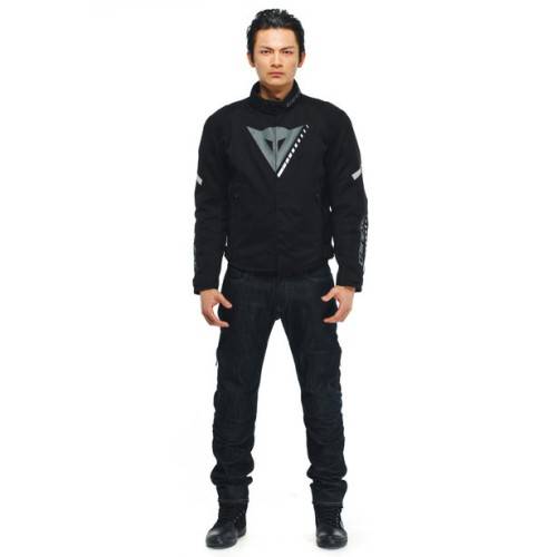 VELOCE D-DRY JACKET BLACK/CHARCOAL-GRAY/WHITE | DAINESE